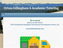 Tablet Screenshot of myortongillinghamtutor.com
